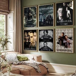 TV Play Series Supernatural Movie DIY Sticky Poster Whitepaper Prints Posters Artwork Nordic Home Decor