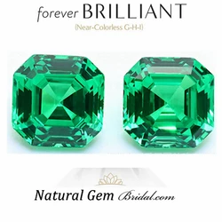 Pretty Green Emerald 5.50CTS 9.0MM Cut AAAAA VVS1 Loose Gemstone
