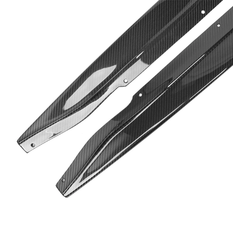 تنانير جانبية للمصد الخلفي طراز JPM من ألياف الكربون الجافة عالية الجودة لـ BMWS M4 G82 G83 Fitment 2021+ #6