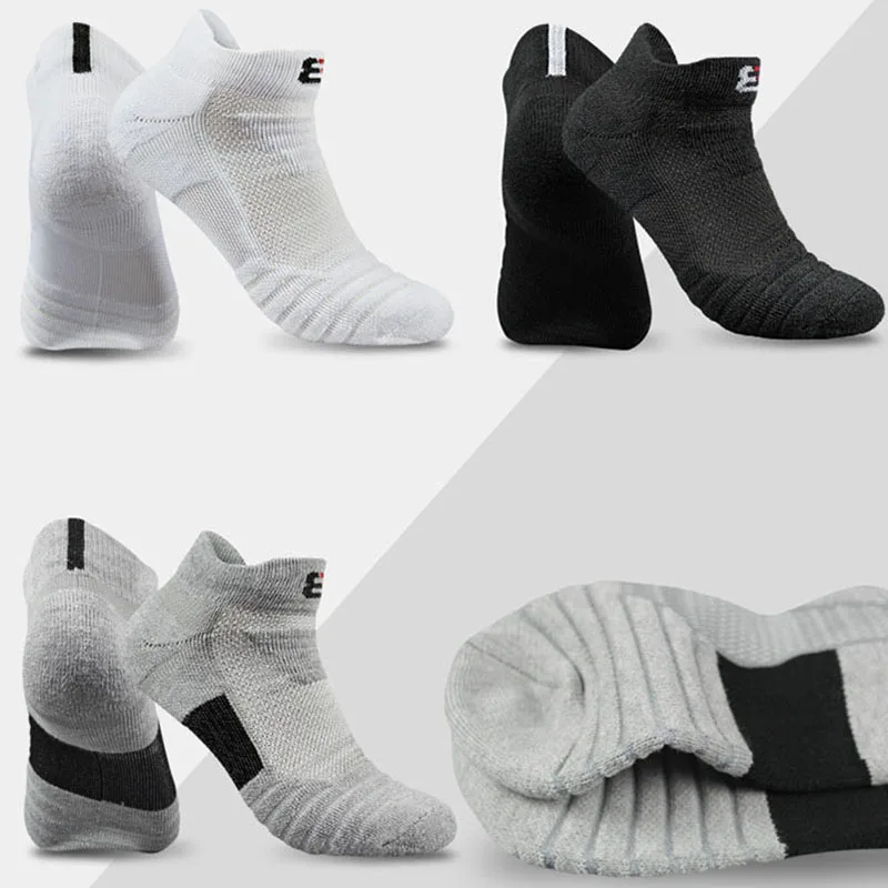 2 ペア/メンズ靴下エクストラビッグ Size45-48 実用的な綿男性スポーツプロフェッショナルランニングソックス通気性カジュアルアンクルソックス男性