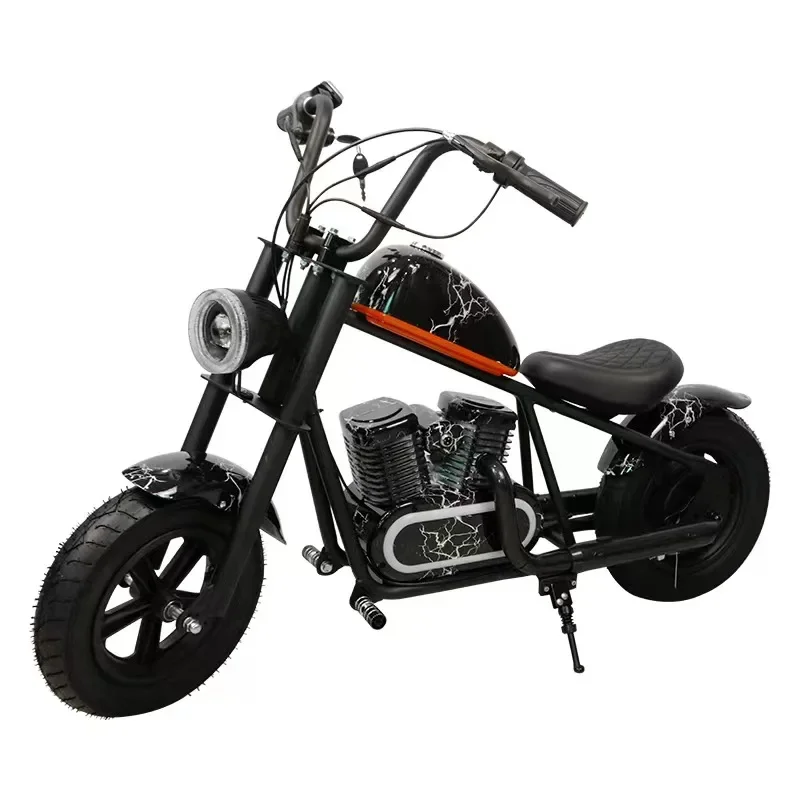 2 Wheels Electric Bike 24V 180W Motor Kids Harley Motorcycle Age 5-8 Years 8-12 Years Kids' Scooters Motorcycle Equipments