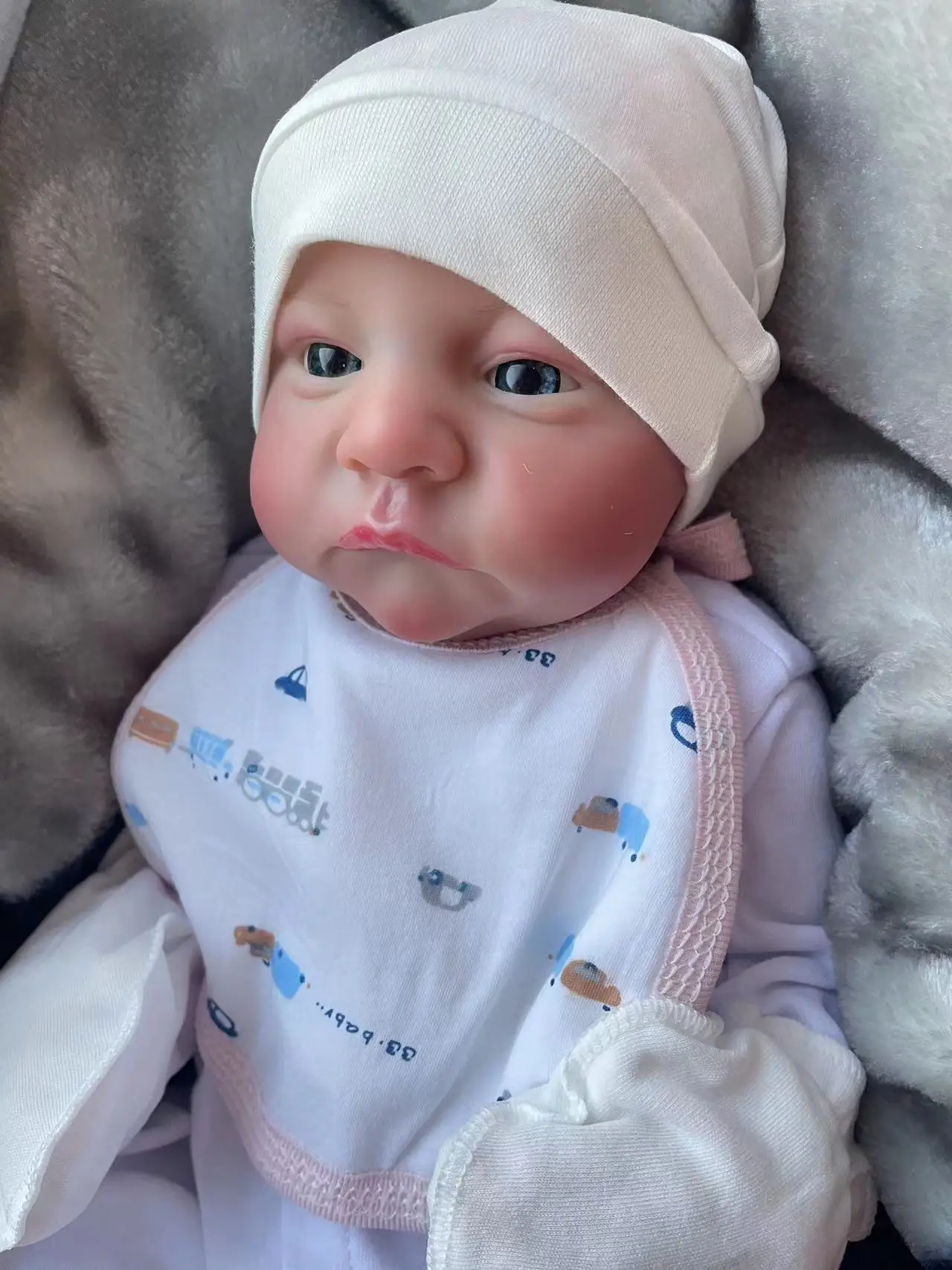 

48 см Levi уже готовая кукла реборн Sleepig Baby Doll 3D Skin с множеством деталей венами Реалистичный подарок высокого качества для детей