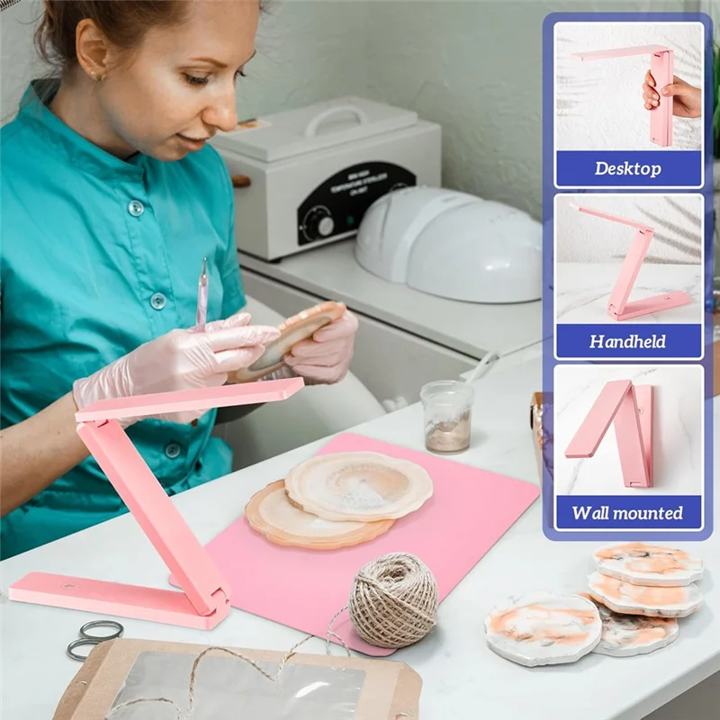 T98C-For Resin Curing Foldable UV Resin Light Beads Large Lamp Formolds, Jewelry Making, DIY Crafts B