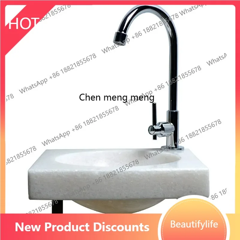

A13 Simple wash basin Household small apartment face basin Wash basin Integrated wall-mounted washbasin