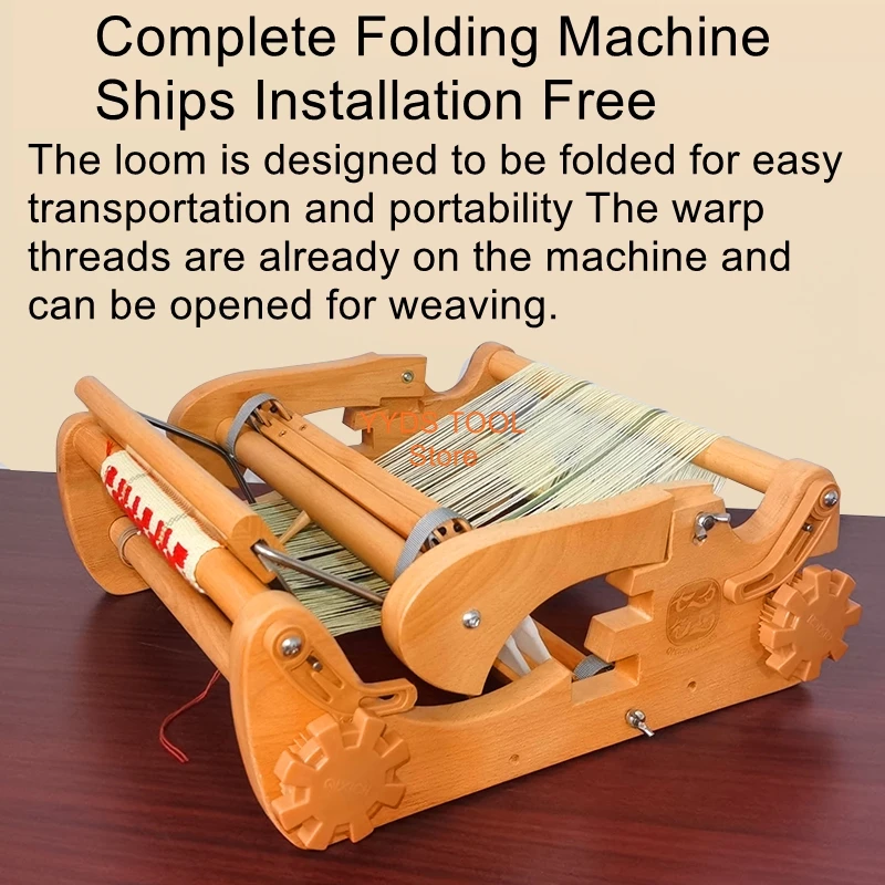 

ZZ302 Weaving Machine Handmade Professional Mini Home Desktop Textile Machine Adult Weaving Machine