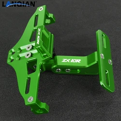 For Kawasaki ZX10R ZX 10 R 2005 2006-2023 Fender Eliminator Adjustable License Plate Holder Bracket LED Turn Signal Light