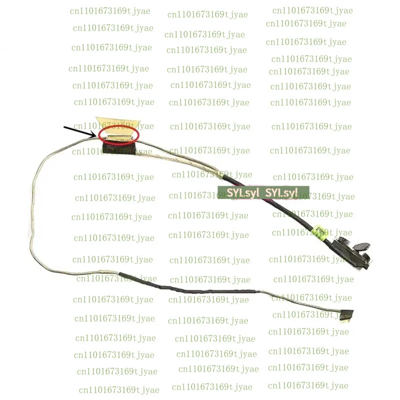 Para hp elitebook 840 g4 845 g4 745 6017b 0801202 6017b 0801203 tela de exibição do portátil cabo flexível lvds lcd lcm ps1614 806861-
