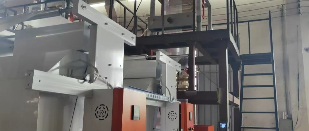 High-Precision HN-P45/50 Gravure Printing LDPE/HDPE/LDPE Plastic Blown Film Unit With Motor-Driven High Productivity