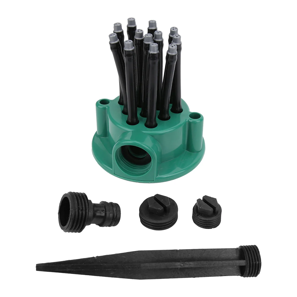 360 Degree Rotating Garden Sprinkler Multi Head Automatic Irrigation Sprayer Nozzle Lawn Watering System Garden Supplies view 5