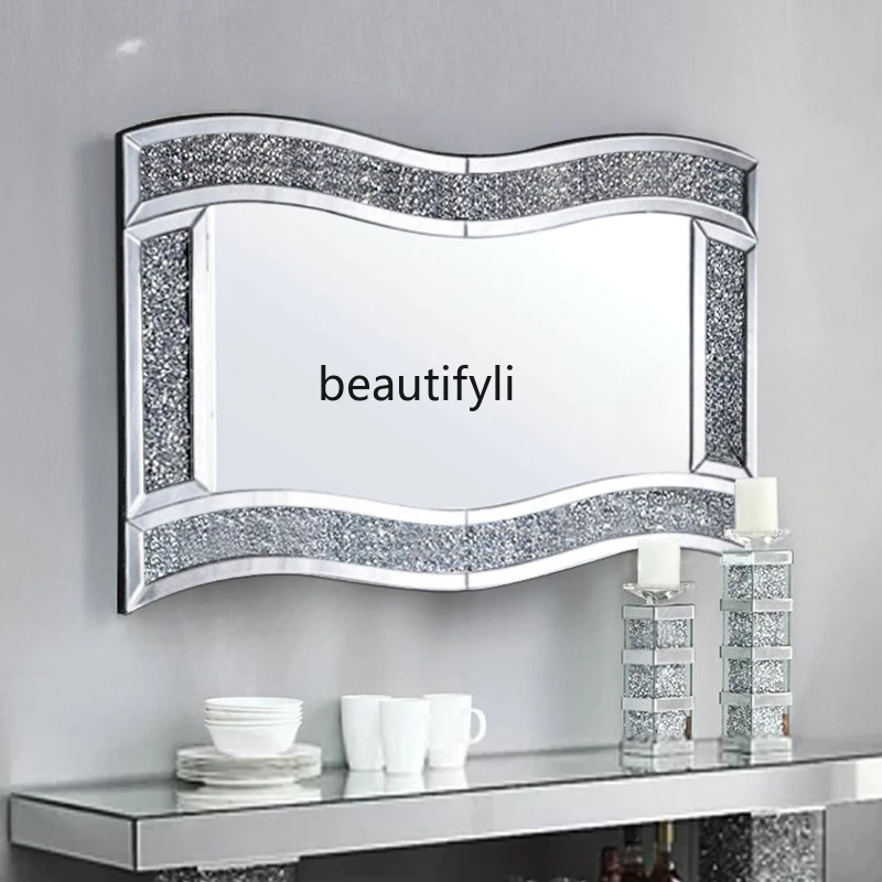 Personalized Home Wall Decoration Wall Hanging Decorative Mirror European Style Bathroom Vanity Mirror Hallway Mirror