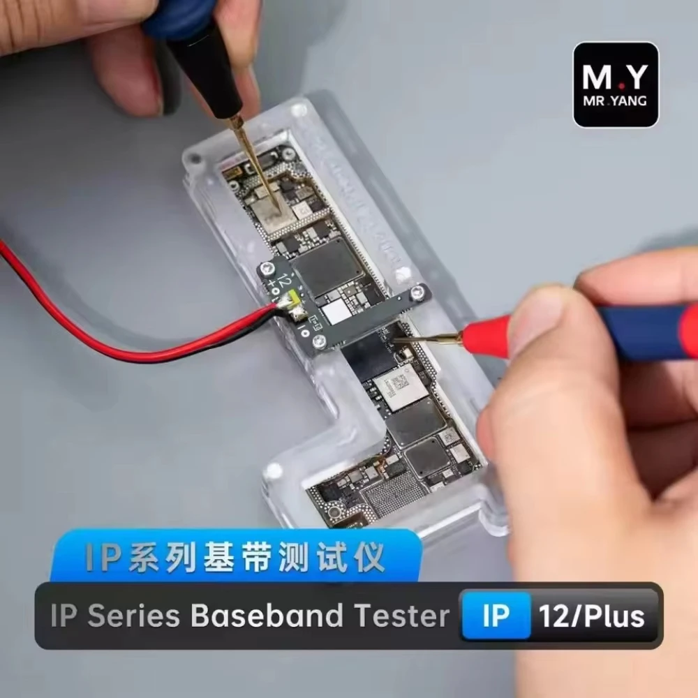 YCS M.Y Mobile Mainboard Baseband Tester Holder Chip Detection Diagnostic Tool for IP 12-17 PM Frequency Logic Board Repair Tool