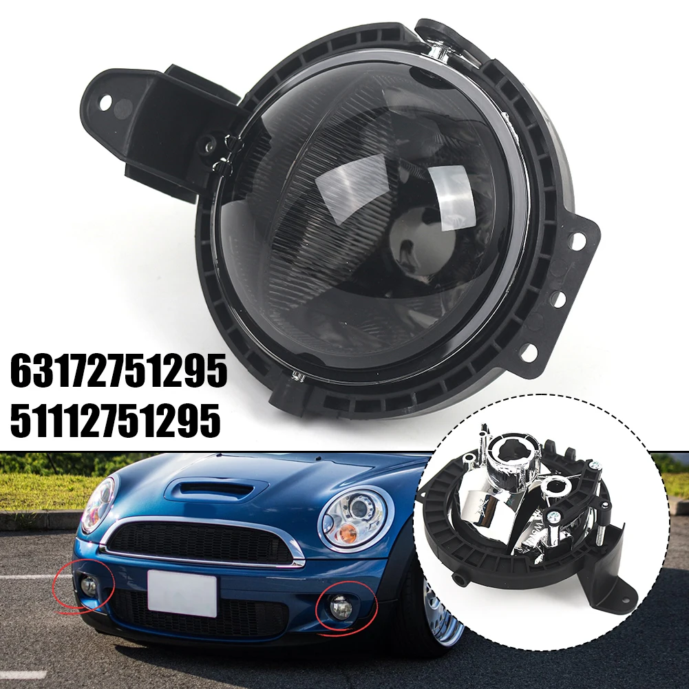 

For Mini For Cooper R55 R56 R57 R58 R59 2006-2014 Black Smoked Lens Front Fog Light DRL Housing Without Bulbs For Clubman