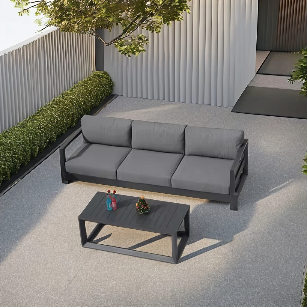 KTベストセラー モダンデザイン アルミ製屋外家具 家庭用 レストラン 商業空間 - 公園 中庭 リビングルーム用