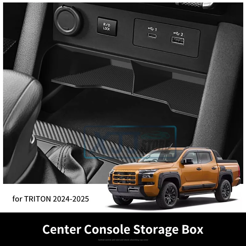 

Подходит для Mitsubishi L200 Triton 2024 2025, подлокотник, скрытый ящик для хранения, органайзер, лоток