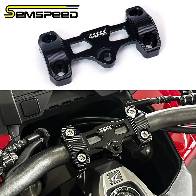 

SEMSPEED Fits For Honda ADV 350 Accessories 350adv 350ADV 2021-2025 Motorcycle Handlebar Clamp Cover Handlebar Fixing Cover
