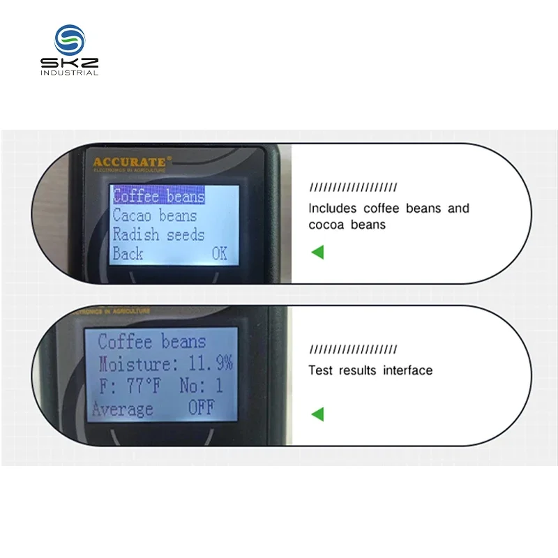 SKZ111B-2 PRO Rapeseed Wheat Spring Barley Field bean grain moistures sensor humidity meter  analyzer