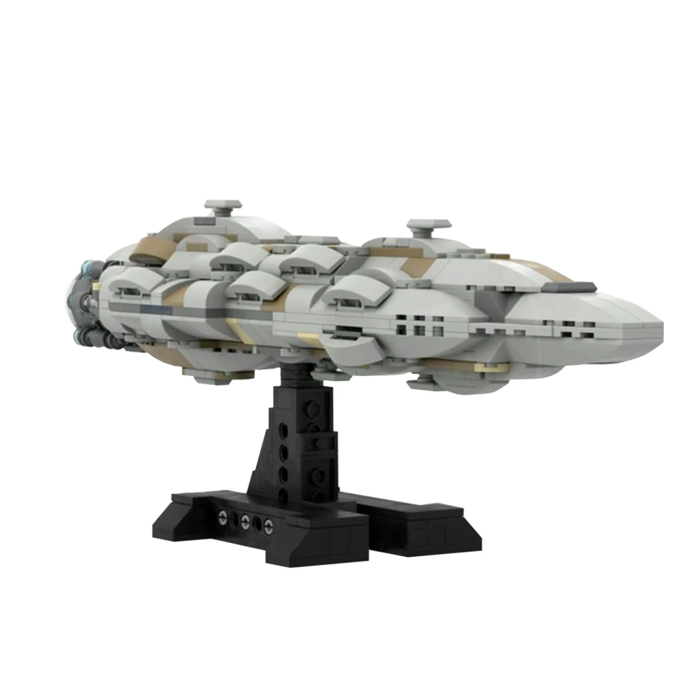 MOC 135029 Home One - 1/4000 Scale Household Integrated Model Brick Space War Building Blocks Star Cruiser Bricks Toys Kid Gift