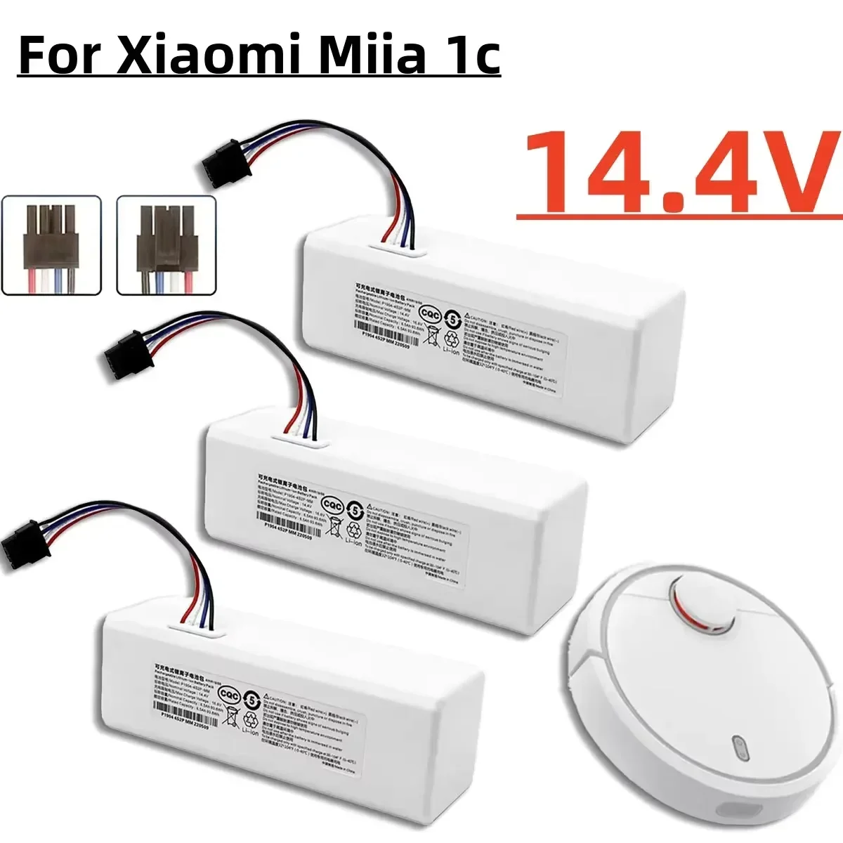 

14.4V For Mijia sweeping robot vacuum cleaner battery SKV4093GLStytj01ZHM 1C P1904