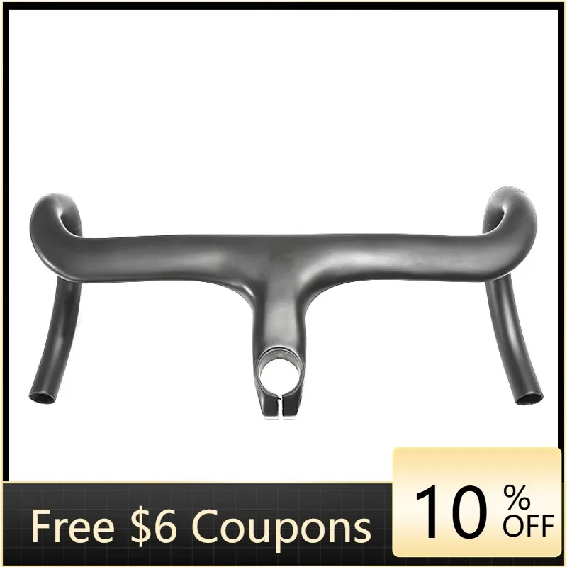 

STLF New! Integrated Carbon Handlebar Road Bike Handlebar with Internal Cable Routing HBR07