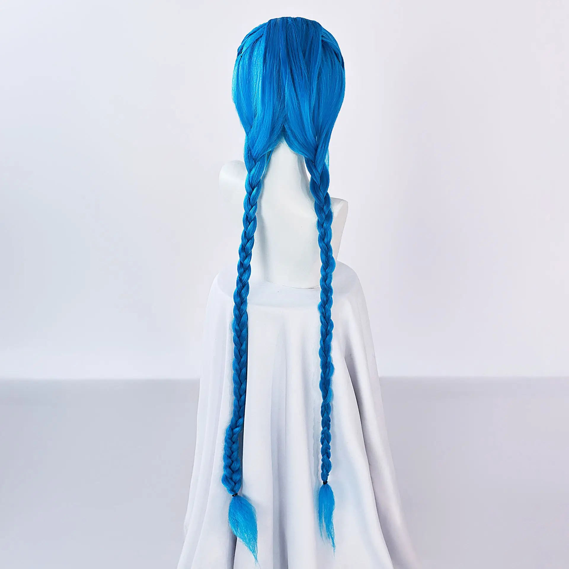 Pruik Hoge Temperatuur Zijde Gemakkelijk Styling Jinx Pruik Cosplay Accessoires