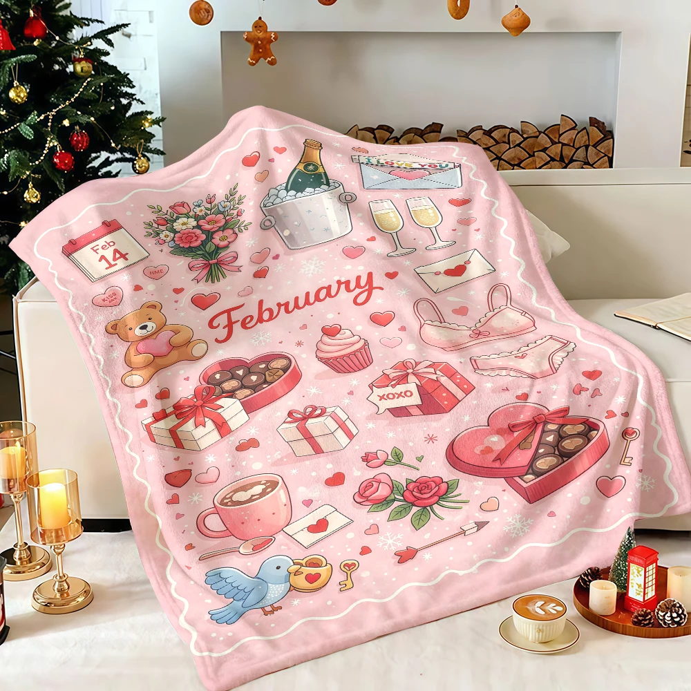 Vintage Poster Shedding Durable All-Season Christmas Camping Blanket Great for Black Friday Cyber Monday Holiday Deals