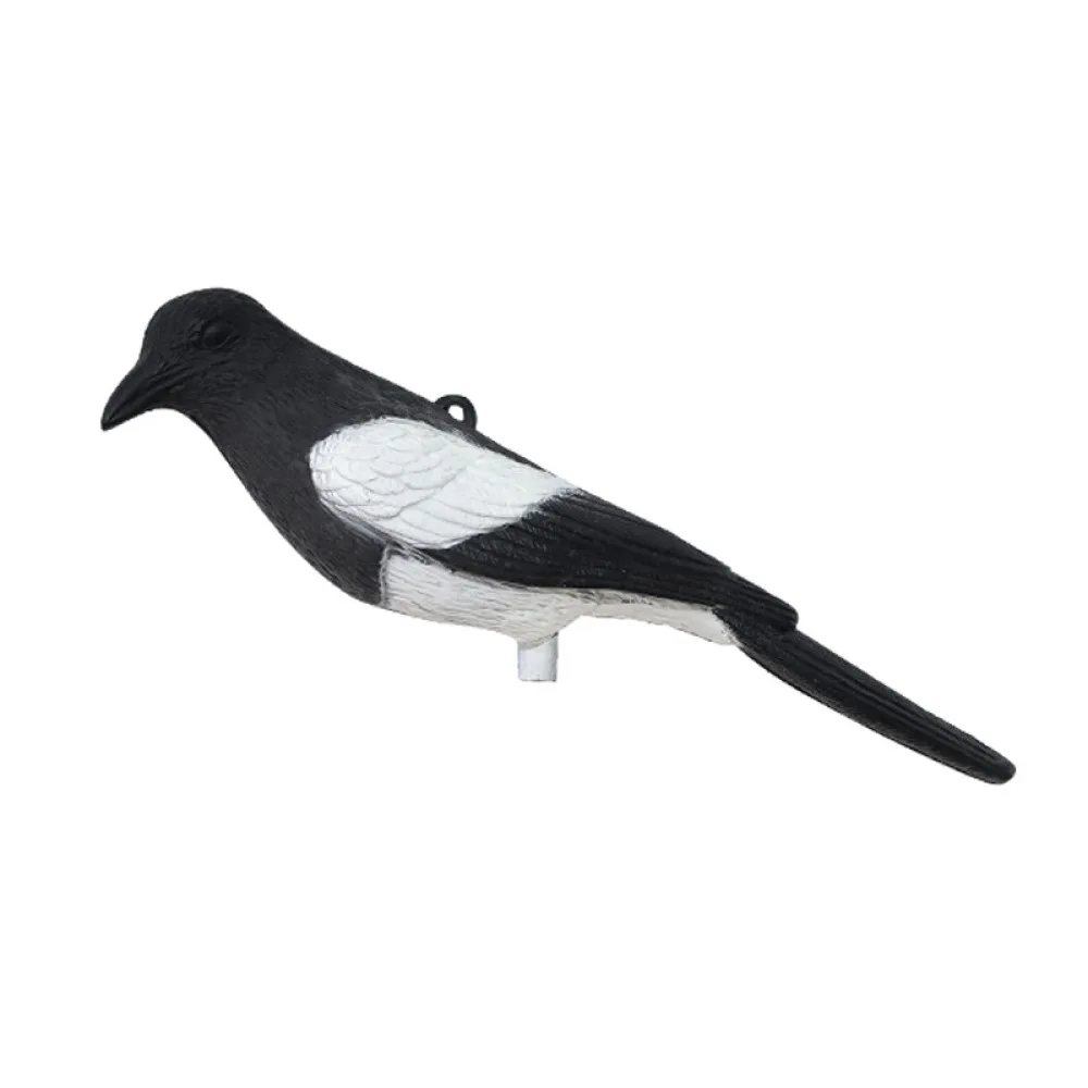 Realistic Garden Bird Repellent Ornament Simulation Crow Statue Outdoor Lawn Backyard Protection Shooting Target Decor