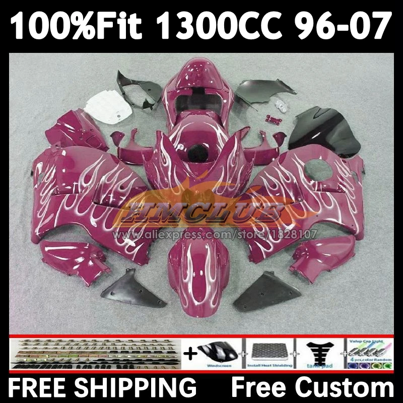 Fairing For SUZUKI GSXR1300 rose stock 1300 Hayabusa 1996 1997 1998 1999 2000 37No.247 GSXR-1300 2001 2002 2003 2005 2006 2007