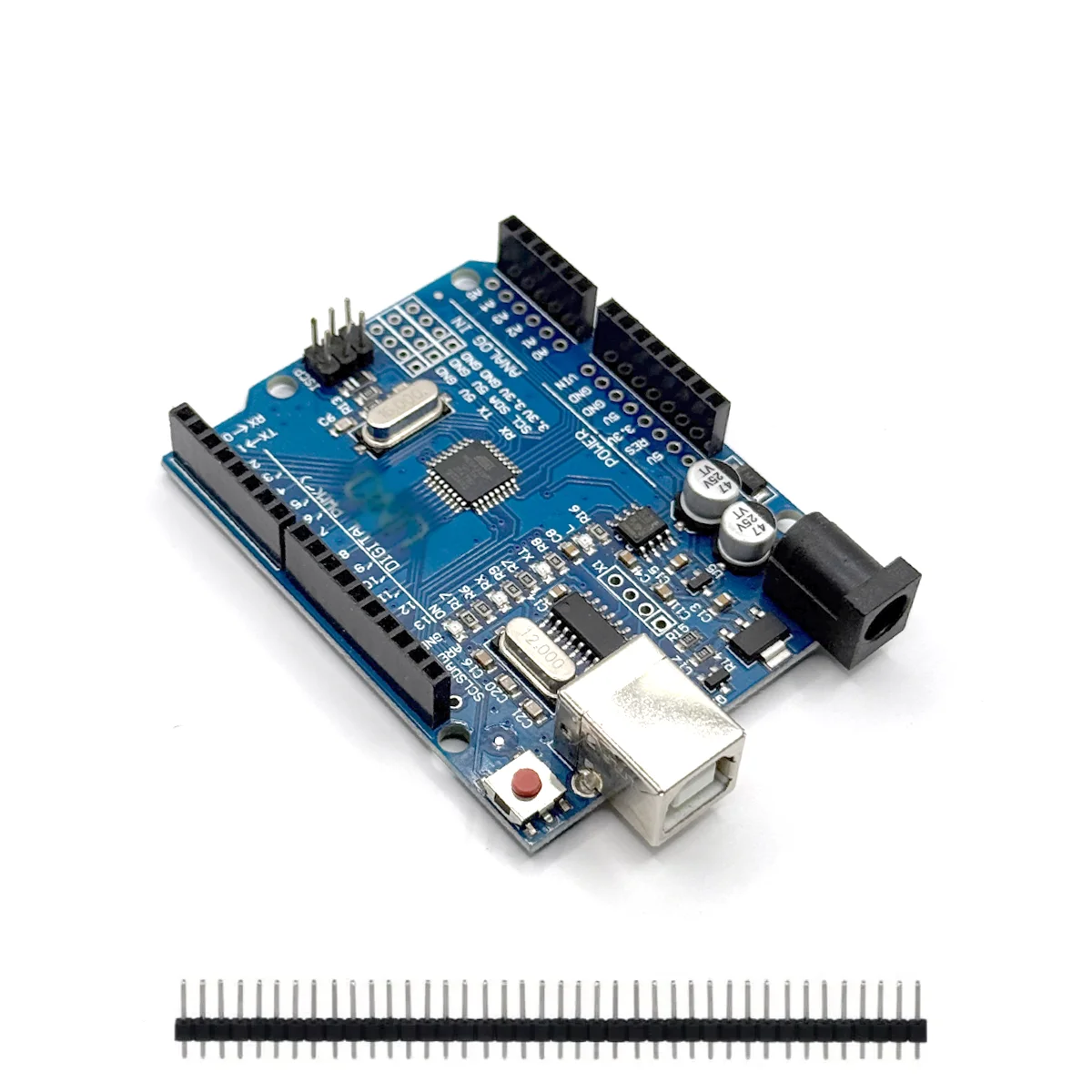 Picture 3: UN0 R3 Board ATmega328P Development Board with Pin Header and Cable Compatible with Arduino IDE Projects