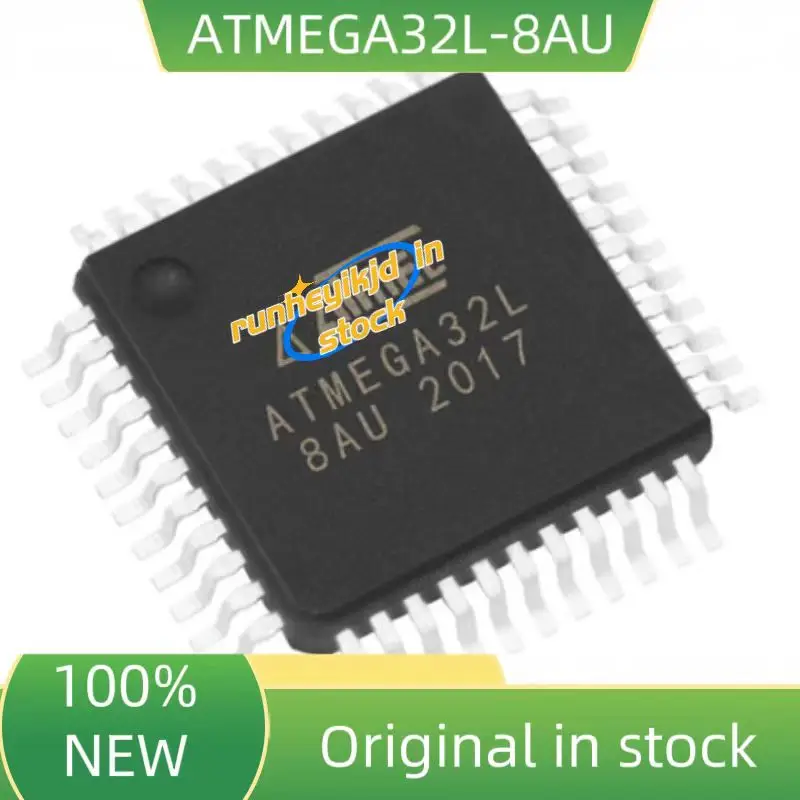 2pcs/lot 100% NEW  ATMEGA32L-8AU ATMEGA32L QFP44 Micro controller chip brand new original