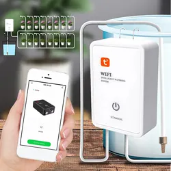 Tuya WIFI Wireless Water Timer Garden Automatic Watering Device Intelligent Timed Drip Irrigation System SmartLife APP