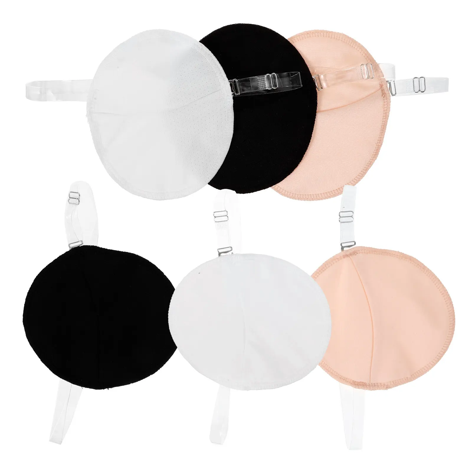 

3Pairs Armpit Sweat Pads Women Breathable Skin Friendly Sweat Absorbing Underarm Pads for Exercise Wear