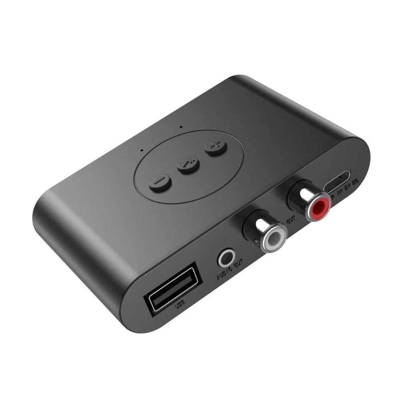 Récepteur sans fil Bluetooth-compatible5.0, adaptateur double RCA 3.5mm Aux