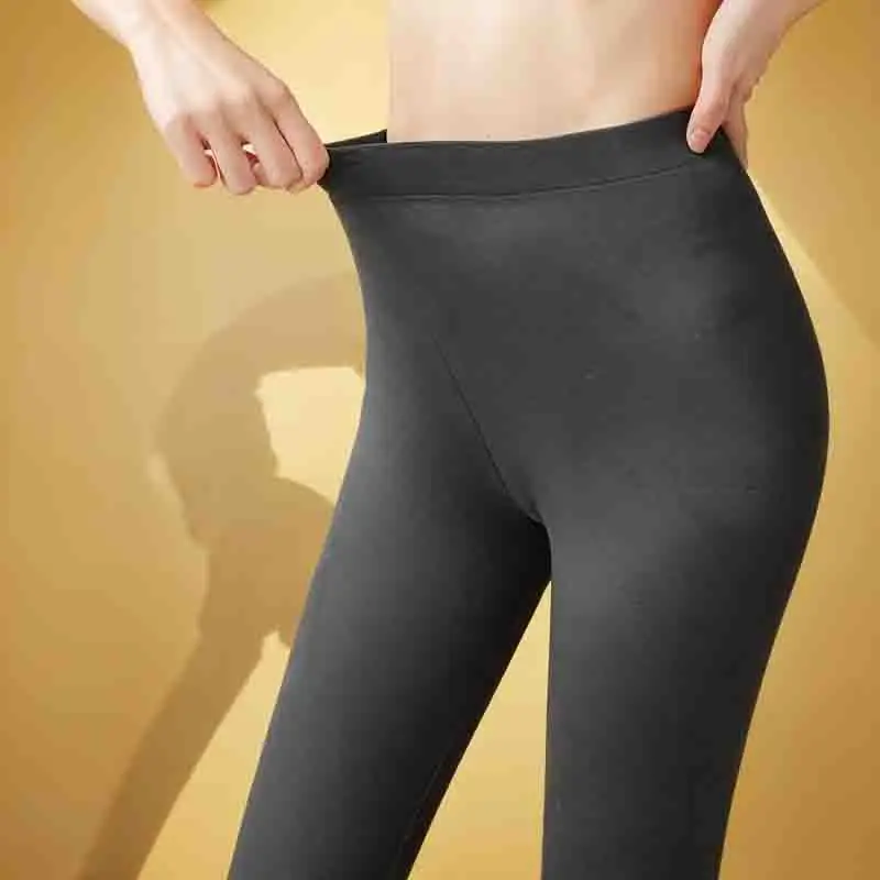 Printed Woman Leggings Simple Daily Ribbed Frosted Water Wash Pockets Side Mesh Fabric Patchwork Sportswear Long Mountaineering