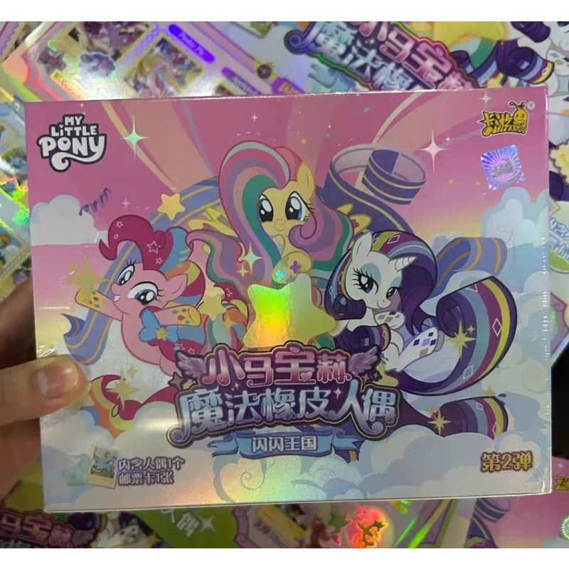 

KAYOU натуральная карта My Little Pony, волшебная резиновая кукла, вторая пуля, сумеречная блестящая анимация, мультяшная периферийная игрушка в подарок