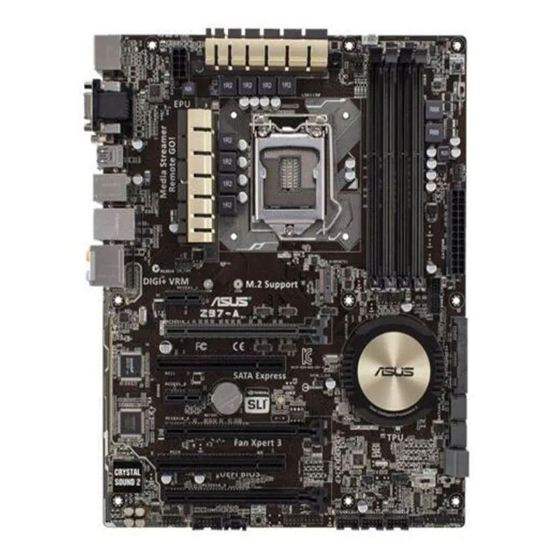 Imagem -02 - Placa-mãe Z97 Lga 1150 para Core i7 i5 i3 Ddr3 Sata3 Usb3.0 Usada