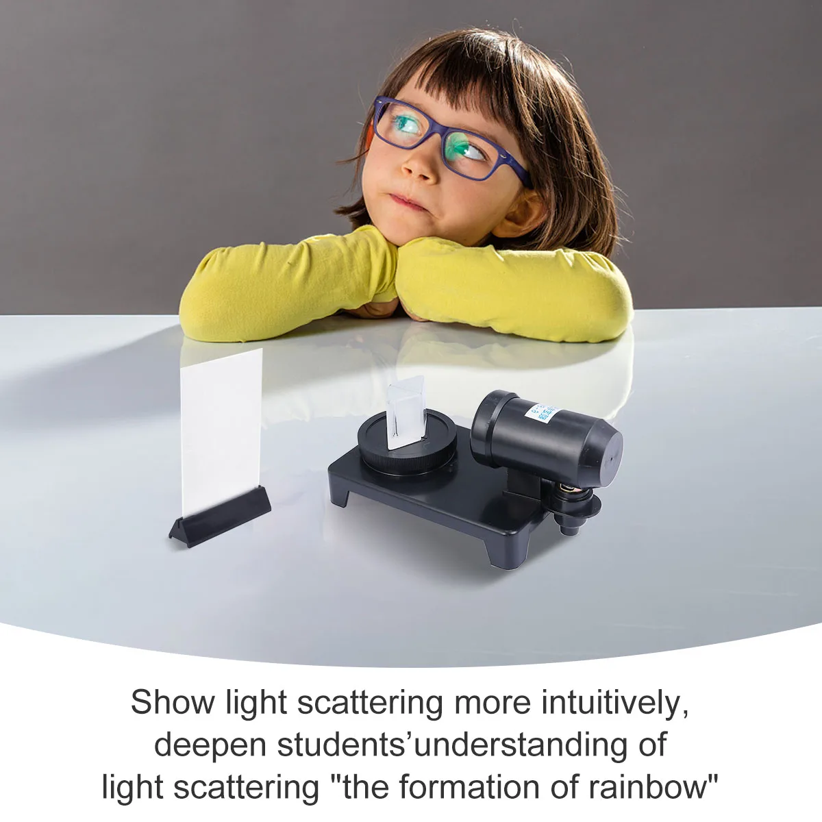 

Dispersion Demonstrator Optical Teaching Apparatus Instruments Prism Compression Aids Light Synthesis Glass Student