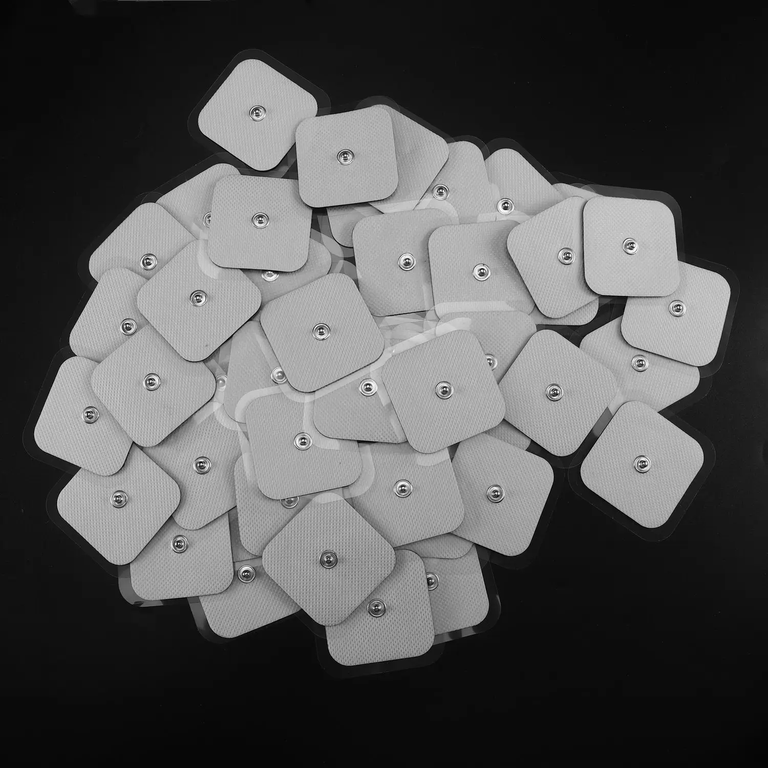 30Pcs 4 x4cm elettrodi elettrodi Pad cerotti autoadesivi per elettrodi per macchine per terapia TENS fisioterapia