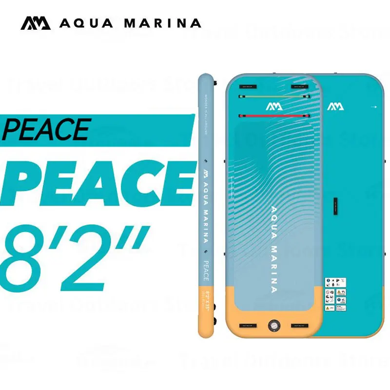 

AQUA MARINA PEACE Yoga SUP Board Fun Water Inflatable Sapboard 8'2'' Length Wakeboard Fishing Boat with Portable Paddle board