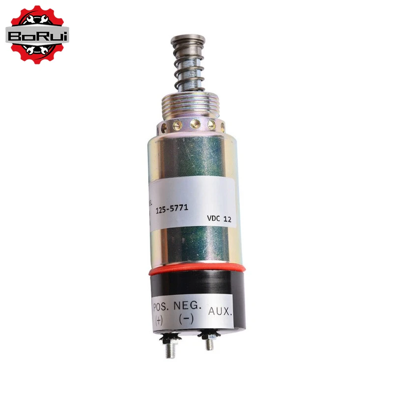 

125-5771 1255771 Automobiles Diesel Generator Engine Stop Solenoid For Caterpillar 9X5312 125-5771 3114 3116 3126