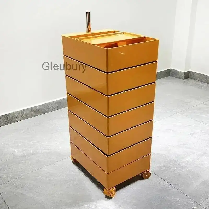 Beauty Salon Trolley Organizer Cart with WheelsWheels Salon Professional Beauty Tray Hairdressing Decor Esthetician Shopping