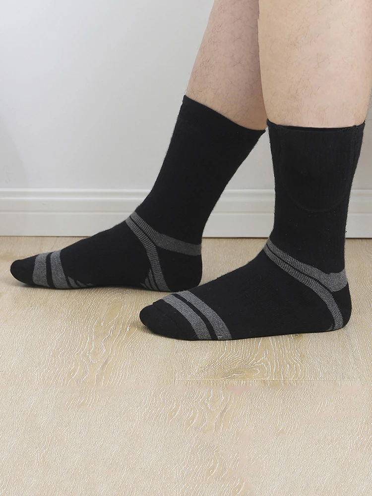 Chaussettes thermiques unisexes, lavables, rechargeables, chauffantes, confortables, épaisses, pour l'hiver et l'extérieur, indispensables