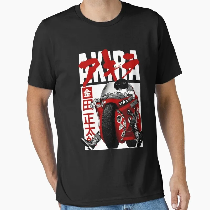 Akira Cyberpunk City Explosion Anime Gift T‑Shirt Vintage Sci‑Fi Manga Graphic Tee Shotaro Kaneda Neo‑Tokyo Unisex Streetwear