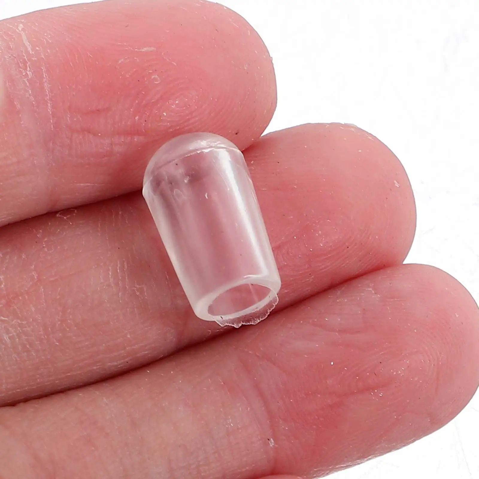 

100Pcs PVC Plastic End Caps Collision Caps Wire End Protectors Blue Transparent Covers Hanger Ends Accessories Hardware