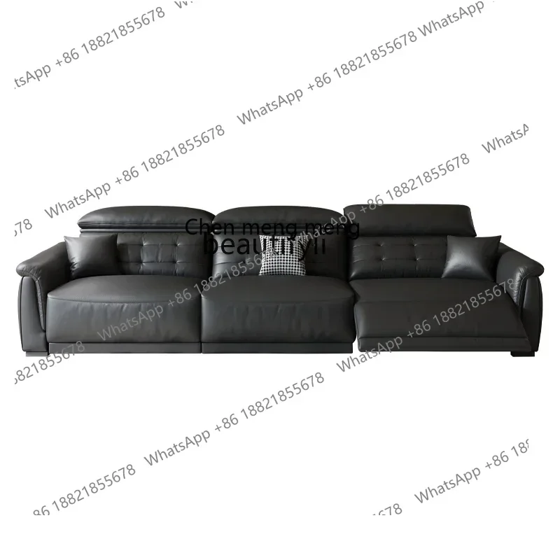 

X Modern Minimalist Space Electric Cabin Functional Recliner Living Room Cat Scratching Cloth Three-Person Small ApartmentA