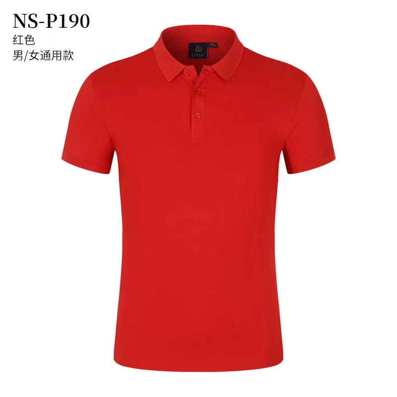 SummerpoloShirtT-shirt a maniche corte per uomo Scuola Azienda Uniforme da lavoro Pubblicità Camicia culturale Uniforme di gruppo Turn-down Coll