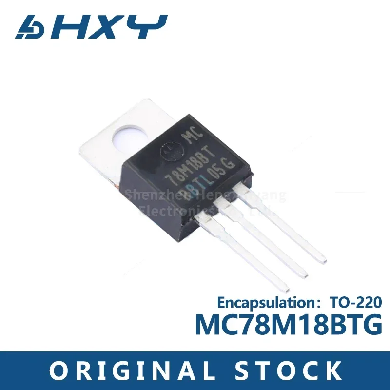 10 قطعة MC78M18BTG طباعة الشاشة MC78M18BT في الخط TO-220 IC رقاقة