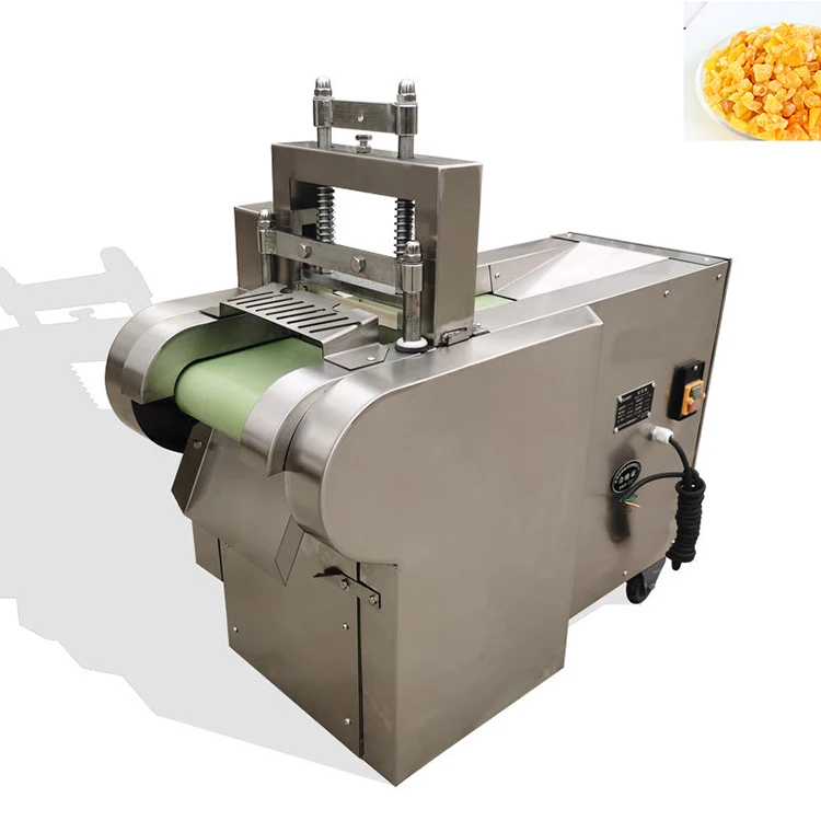 Leading Technology Dried Fruit Jelly Dicer Cube Cutting Machine Portable Cheese Jelly Dry Dates Fruit Cutter Cutting Machine