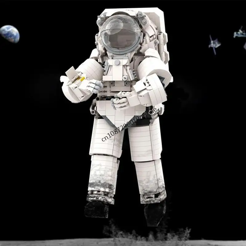 

New 1818Pcs Hot Selling Space Technology Series Moc Spacesuit Model Building Blocks Diy Creative Ideas Kids Toys Birthday Gifts