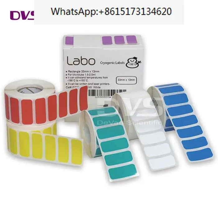 Labo Frozen Label Writing Style Temperature Resistance -196-150 ℃ Low Temperature Laboratory Label Frozen Label