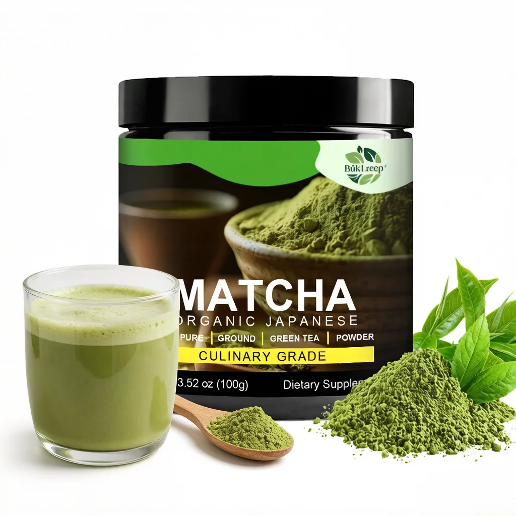Organic Matcha Powder From Green Tea Powder Rich in Antioxidants & L-Theanine for Calm Focus, Energy & Weight Management
